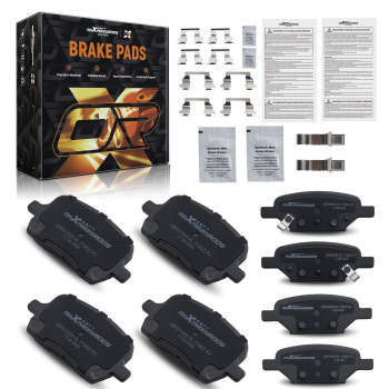 Front Rear Ceramic Brake Pads Set compatible for Chevrolet Malibu 2006-2012 P-1160 P-1033