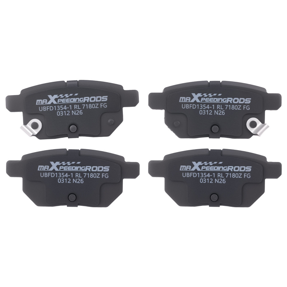 Front Rear Ceramic Brake Pads Set compatible for Lexus CT200h 2011-17 compatible for Toyota Prius 2010-22