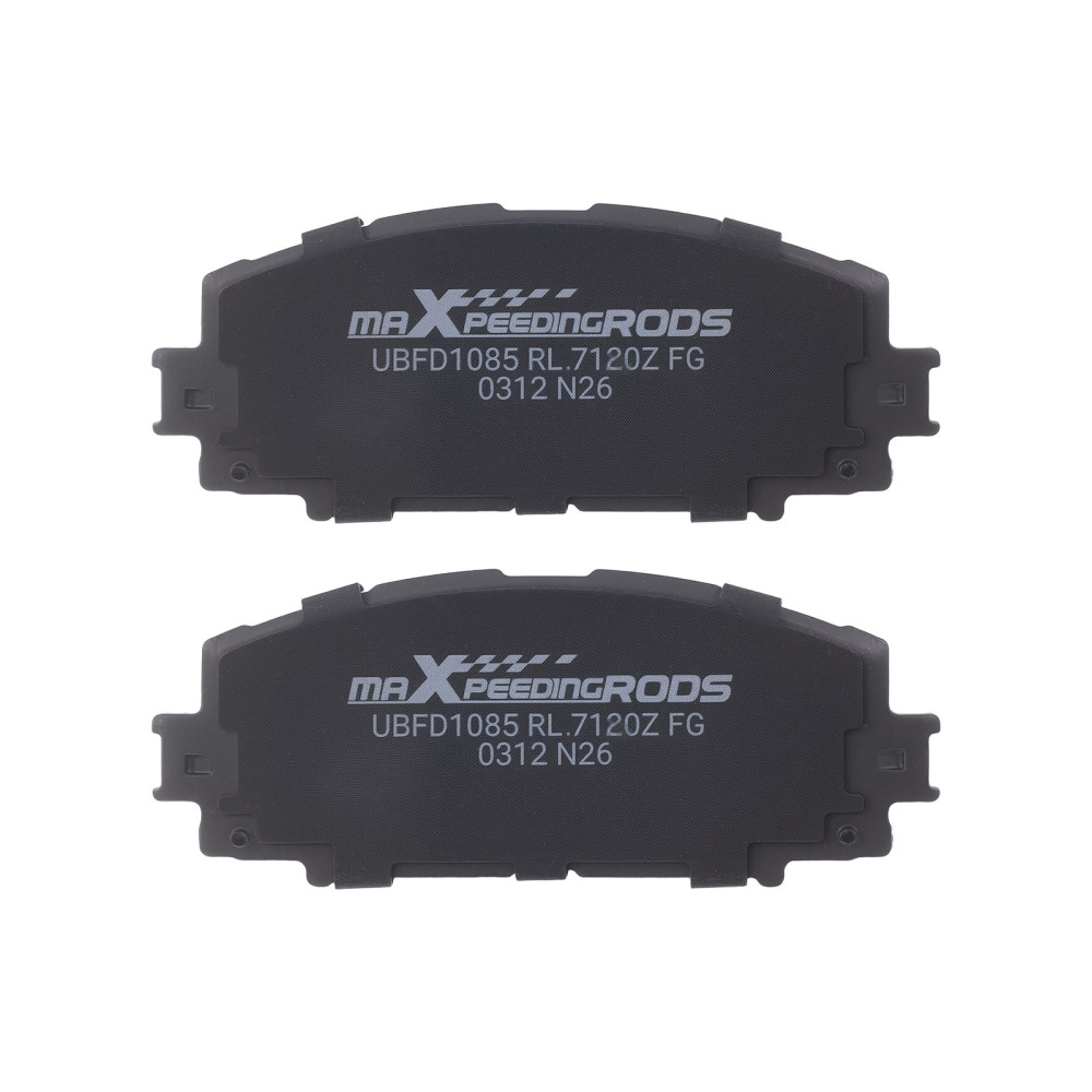 Front Rear Ceramic Brake Pads Set compatible for Lexus CT200h 2011-17 compatible for Toyota Prius 2010-22