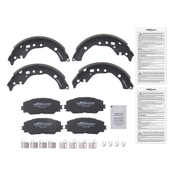 Front Disc Brake PadsRear Brake Shoes compatible for Scion xD 2008-14 compatible for Toyota Corolla 09-19