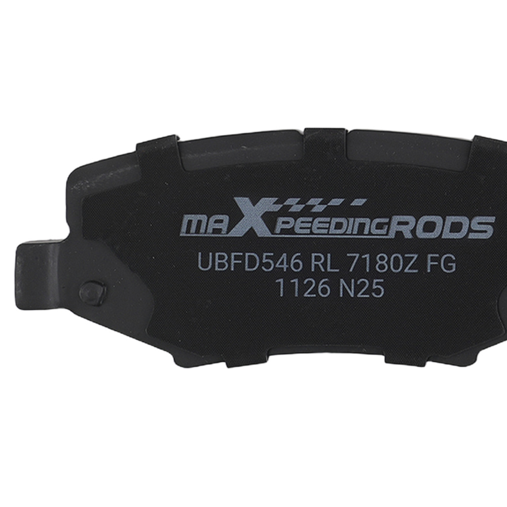 8Pcs Front Rear Brake Pads compatible for Dodge Nitro 2007-2012 compatible for Jeep Wrangler 2007-2017