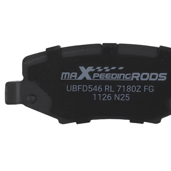 8Pcs Front Rear Brake Pads compatible for Dodge Nitro 2007-2012 compatible for Jeep Wrangler 2007-2017