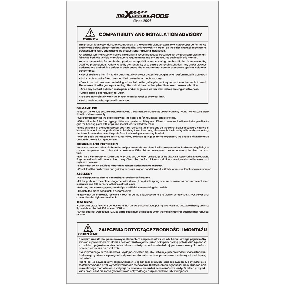 8Pcs Front Rear Brake Pads compatible for Dodge Nitro 2007-2012 compatible for Jeep Wrangler 2007-2017