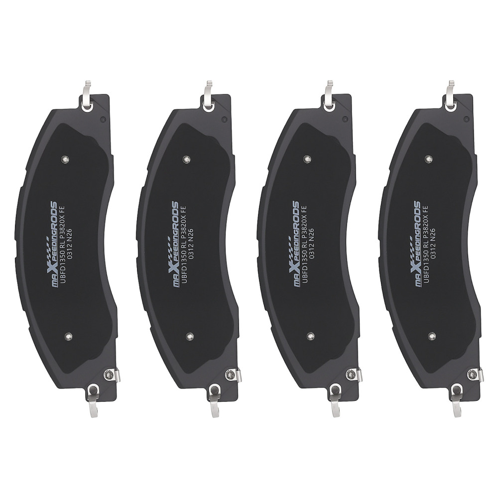 Front Rear Brake Pads Set compatible for Dodge Ram 2500/3500 2009-2010/Compatible for Ram 1500 2012 P1399