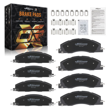 Front Rear Brake Pads Set compatible for Dodge Ram 2500/3500 2009-2010/Compatible for Ram 1500 2012 P1399