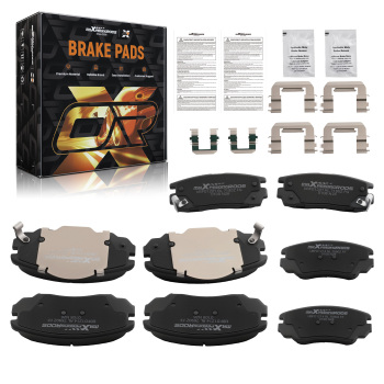 Front Rear Ceramic Brake Pads Set compatible for Chevrolet Equinox GMC Terrain 2010-2017