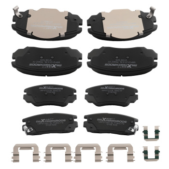 Front Rear Ceramic Brake Pads Set compatible for Chevrolet Equinox GMC Terrain 2010-2017