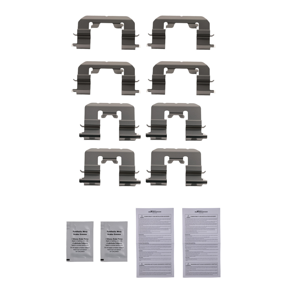 Front Rear Brake Pads Set compatible for Hyundai Santa Fe 2010-2012 compatible for Kia Sorento 2011-2015