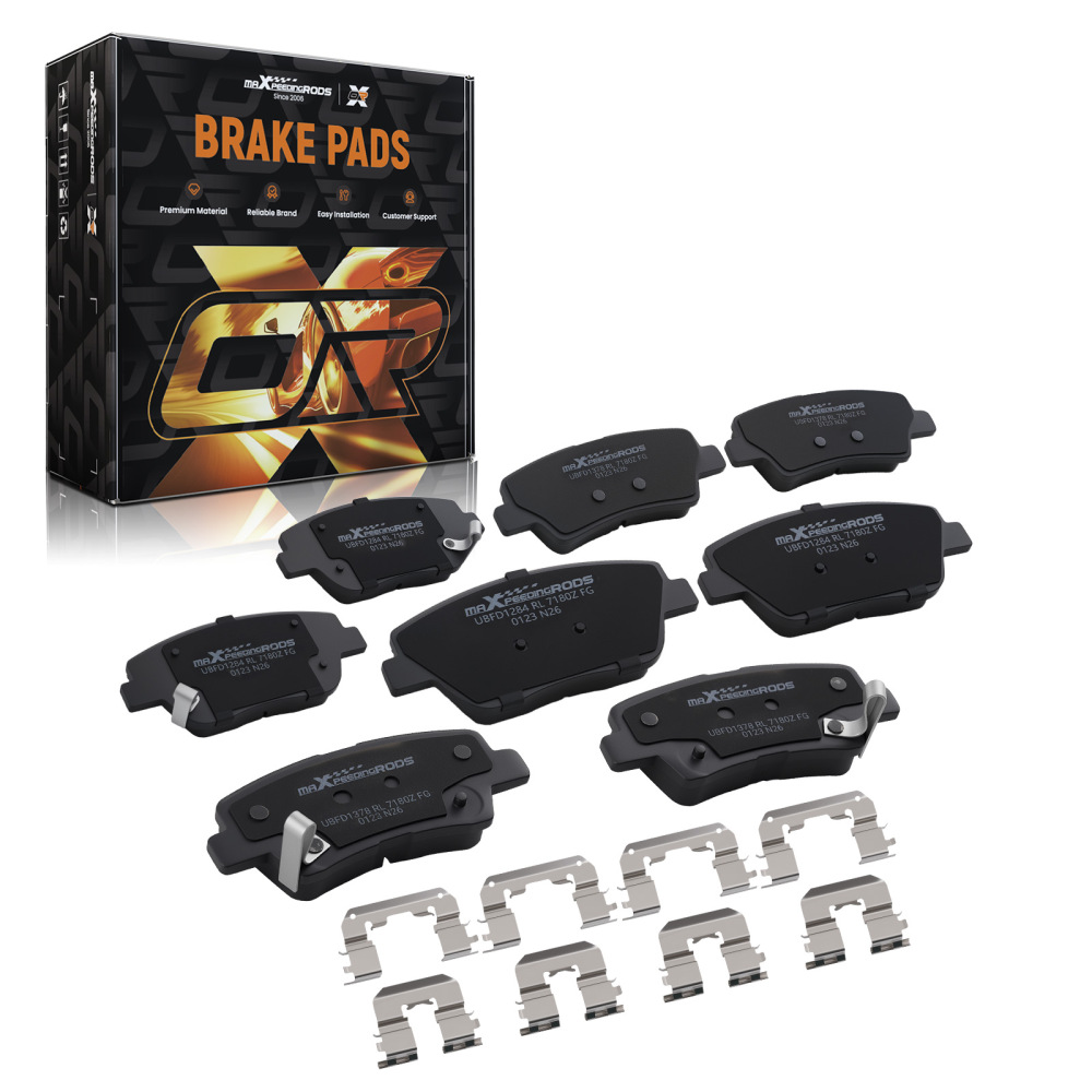 Front Rear Ceramic Brake Pads Set compatible for Hyundai Sonata 2011-15/Compatible for Kia Optima 2011-16