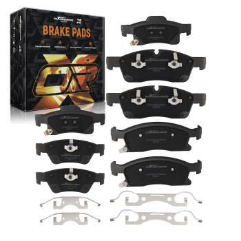 FrontRear Ceramic Brake Pad compatible for Dodge Durango 2011-20/Compatible for Jeep Grand Cherokee 11-18