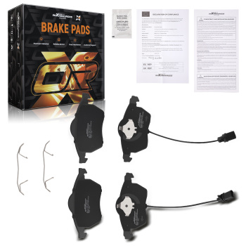 Front Brake Pads Set compatible for Audi A4 B5 B6 B7 1994-2009 4B0698151AB 4B0698151E