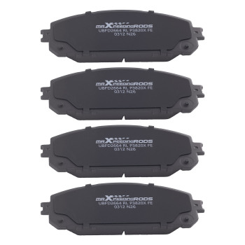 Front Rear Ceramic Brake Pads Set compatible for Jeep Cherokee 2014-2022 P1734 P1843
