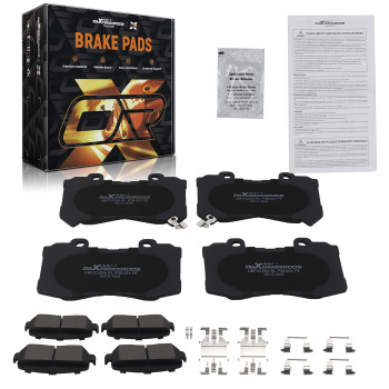 Front Rear Ceramic Brake Pads Set compatible for Chevrolet Colorado GMC Canyon 2015-2020