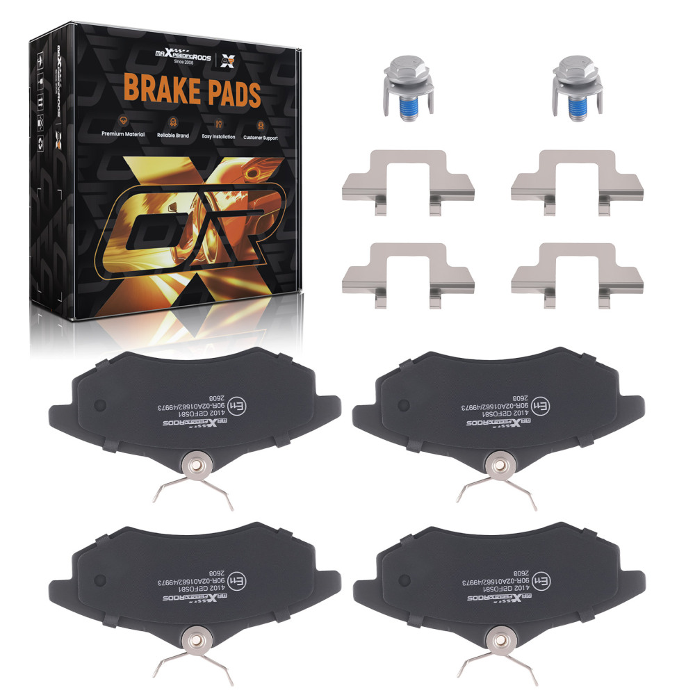 New Front Brake Pads Set compatible for Citroen C3 Hatch/C2 Hatch/C2 Enterprise 2002-2012