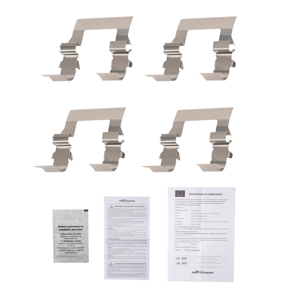 Front Brake Pads Set compatible for Citroen C-Crosser 2007-2013/Compatible for Mitsubishi Galant 1997-2000