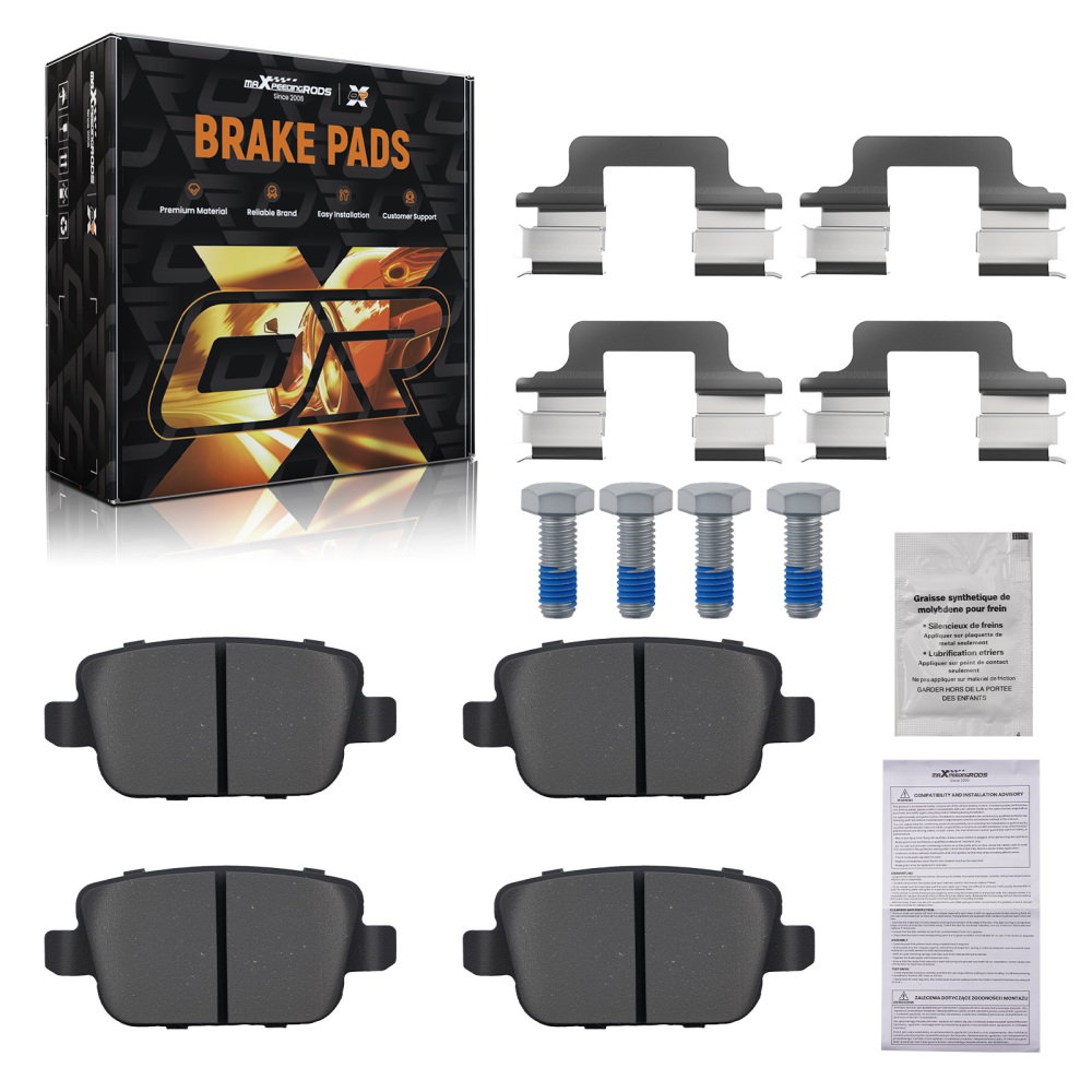 Rear Brake Pads Set compatible for Ford Galaxy II WA6 S-Max Mondeo IV BA7 Kuga I 1438867