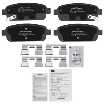 Rear Brake Pads Set compatible for Vauxhall Astra J P10 compatible for Vauxhall Mokka J13 2009-2020 542039