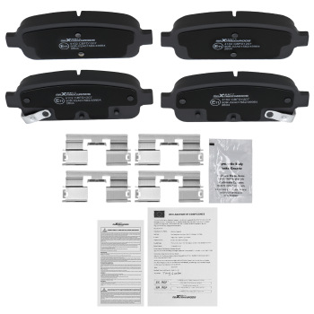 Rear Brake Pads Set compatible for Vauxhall Astra J P10 compatible for Vauxhall Mokka J13 2009-2020 542039