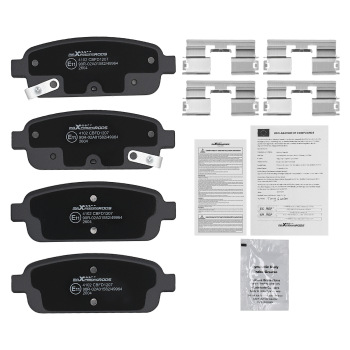 Rear Brake Pads Set compatible for Vauxhall Astra J P10 compatible for Vauxhall Mokka J13 2009-2020 542039