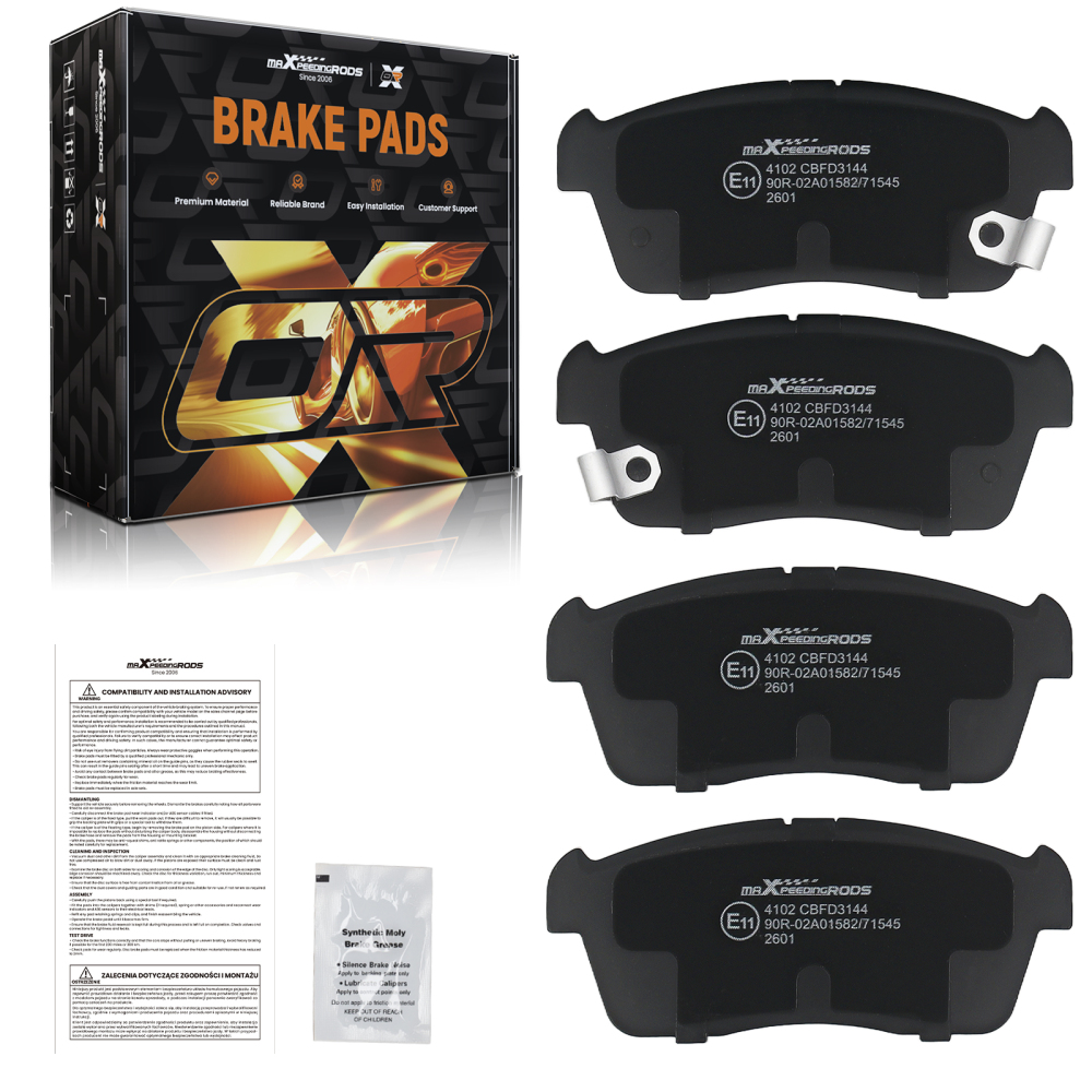 Front Brake Pads Kit compatible for Daihatsu Sirion/Perodua Myvi 2005-2013 5581080G00