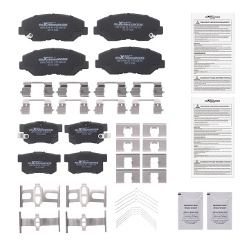 Front Rear Ceramic Brake Pads Set compatible for Honda Civic 2012-2015 compatible for Acura ILX 2013-2015