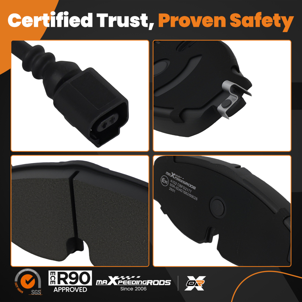 New Rear LR Brake Pads compatible for Mercedes Vito Van W639 2003-2022 0004216210