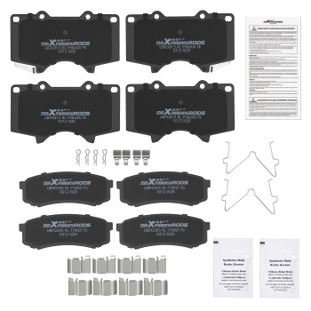 Front Rear Ceramic Brake Pads Set compatible for Lexus GX460 2010-2023 GX470 2003-2009 P606