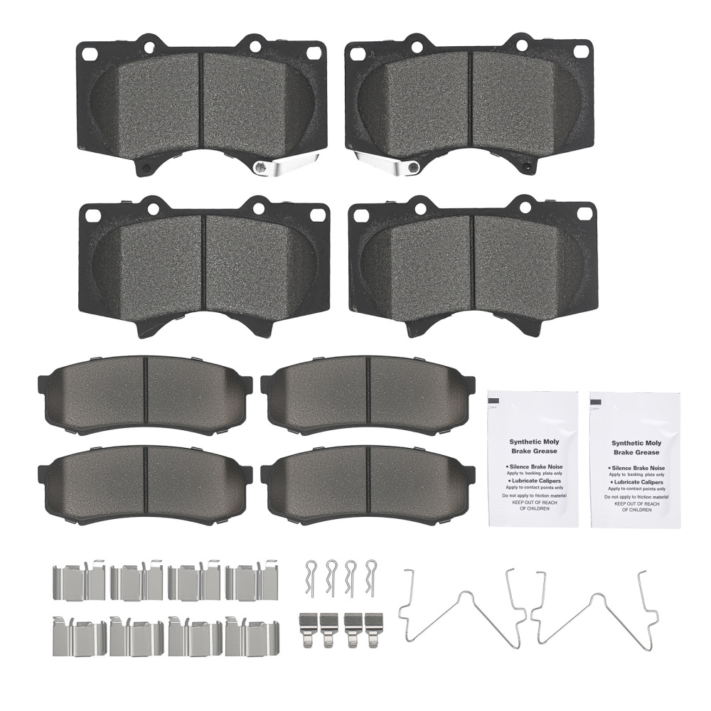 Front Rear Ceramic Brake Pads Set compatible for Lexus GX460 2010-2023 GX470 2003-2009 P606