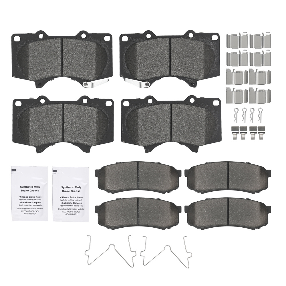 Front Rear Ceramic Brake Pads Set compatible for Lexus GX460 2010-2023 GX470 2003-2009 P606