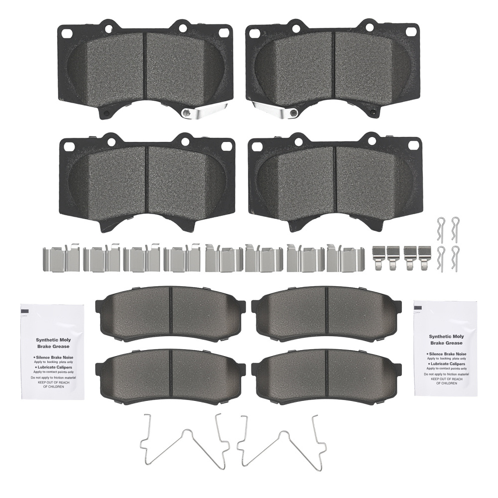 Front Rear Ceramic Brake Pads Set compatible for Lexus GX460 2010-2023 GX470 2003-2009 P606