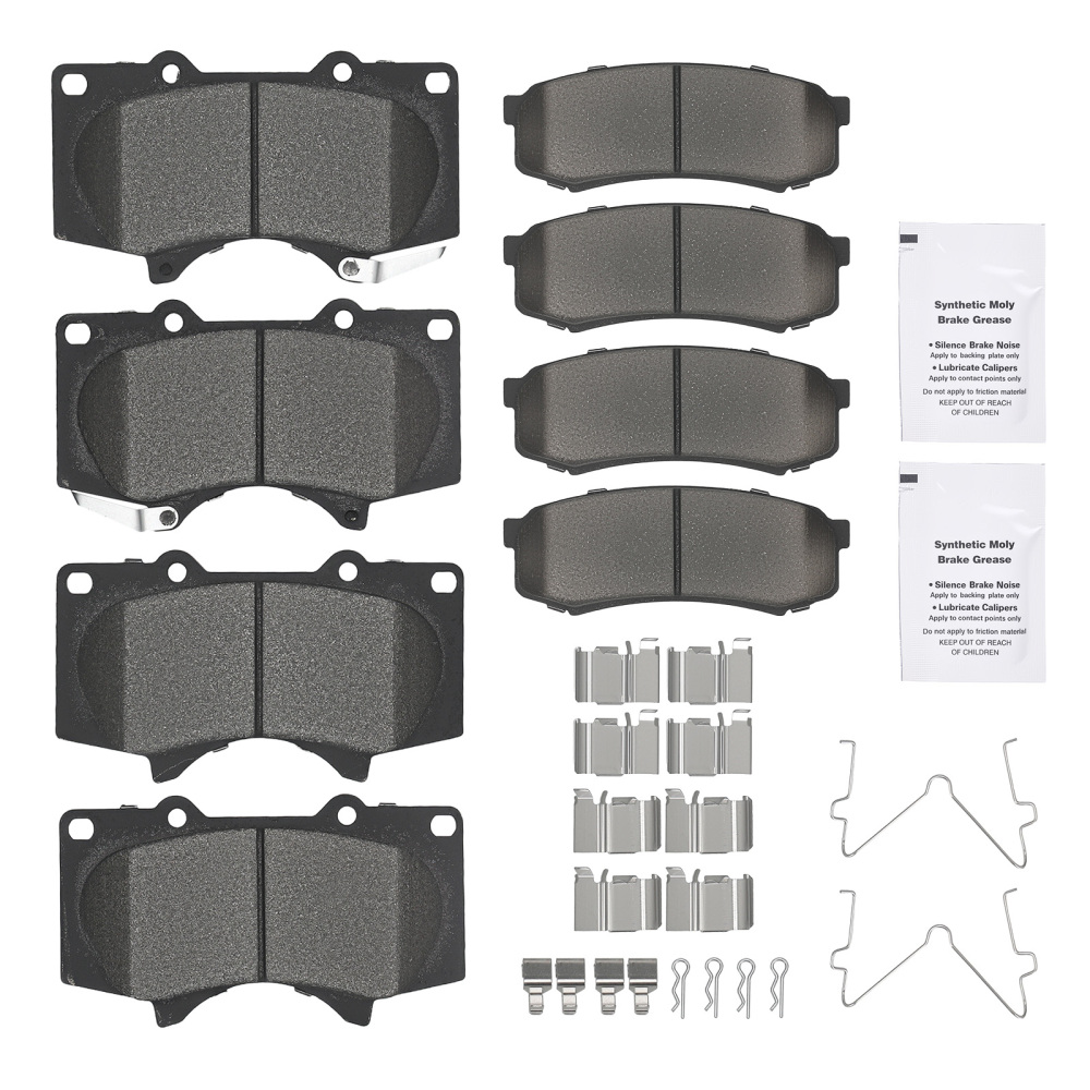 Front Rear Ceramic Brake Pads Set compatible for Lexus GX460 2010-2023 GX470 2003-2009 P606
