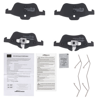 Front LR Brake Pads compatible for Mini R50 One D/R53 Cooper S/R52 One 2003-07 34116761287