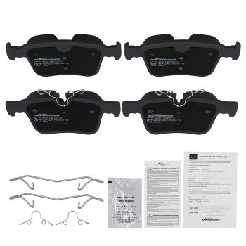 Rear Brake Pads Kit compatible for Land Rover Velar compatible for Volvo XC60 2017-2023 LR090707 Steel
