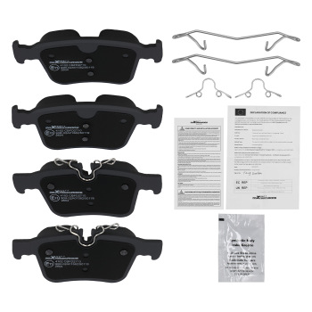 Rear Brake Pads Kit compatible for Land Rover Velar compatible for Volvo XC60 2017-2023 LR090707 Steel