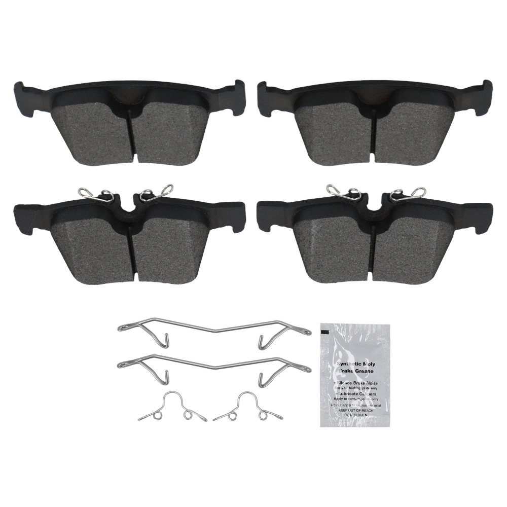 4pcs Rear Brake Pads compatible for Volvo V60/Compatible for Volvo XC90/Compatible for Jaguar E-Pace 2014-2023 LR095295