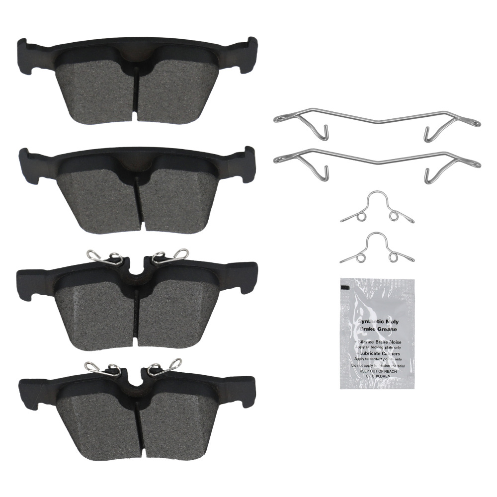4pcs Rear Brake Pads compatible for Volvo V60/Compatible for Volvo XC90/Compatible for Jaguar E-Pace 2014-2023 LR095295