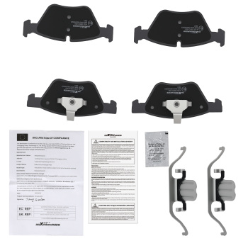 4pcs Front Brake Pads compatible for BMW 3 Convertible/1 Conv 2006-2013 34116763617