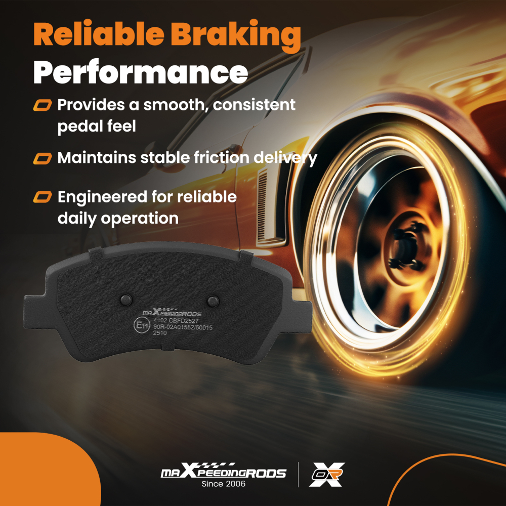 Rear Brake Pads Set compatible for Ford Tourneo Custom 2012-2022/ Transit 2013-2022 1763916