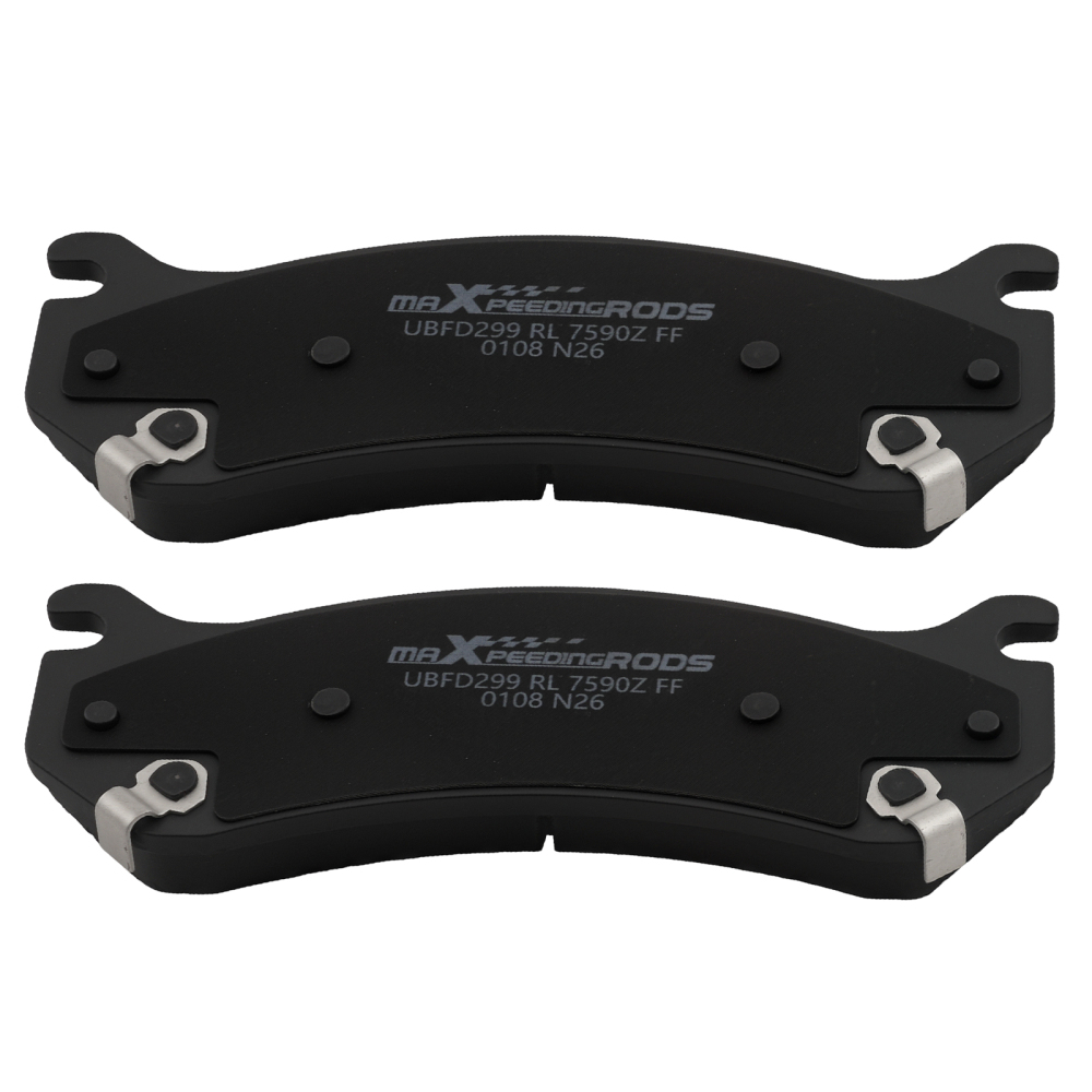 Front Rear Ceramic Brake Pads Set compatible for Chevrolet Avalanche compatible for Silverado Suburban