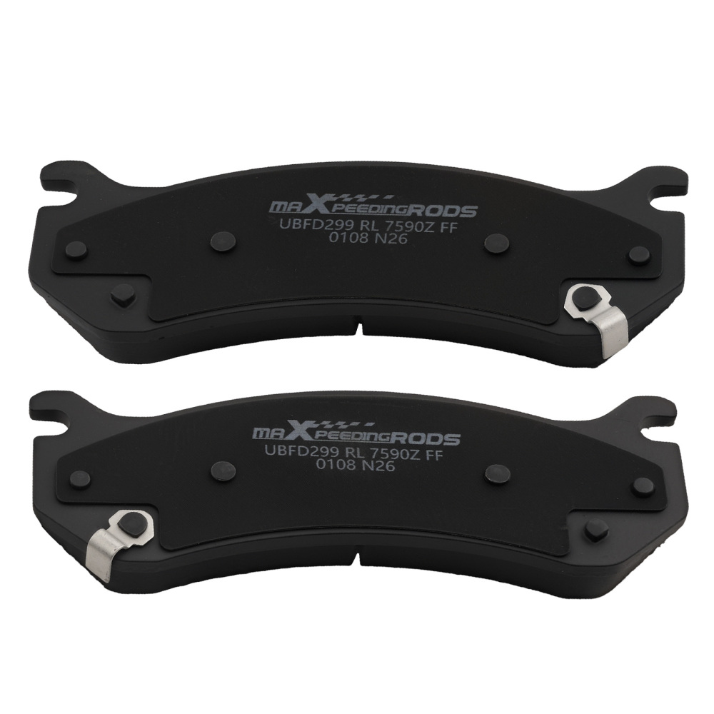 Front Rear Ceramic Brake Pads Set compatible for Chevrolet Avalanche compatible for Silverado Suburban