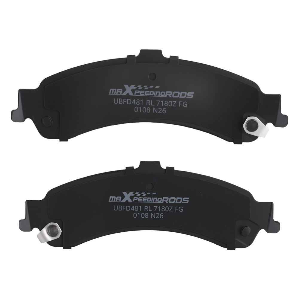 Front Rear Ceramic Brake Pads Set compatible for Cadillac Escalade 2002-06 4WD compatible for Escalade EXT