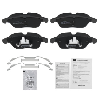 Front Left+Right Brake Pads compatible for Land Rover Evoque compatible for Ford Galaxy 2011-2015 1432363