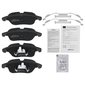 Front Left+Right Brake Pads compatible for Land Rover Evoque compatible for Ford Galaxy 2011-2015 1432363