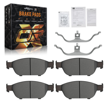 Front Brake Pads Set compatible for Audi A6 C7 Saloon/A7 2010-2018 4G0698151B Direct Fit