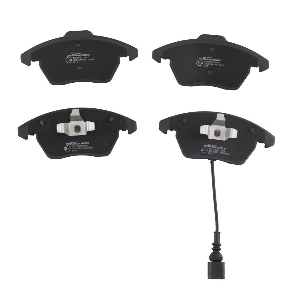 Front Brake Pads Set compatible for VW Caddy MK3 Jetta MK3/4 Passat B6 B7 Polo 1K0698151E