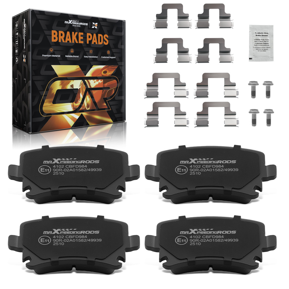 Rear Brake Pads DirverPassenger compatible for VW Touran 2003-2015/Tiguan 2007-2018