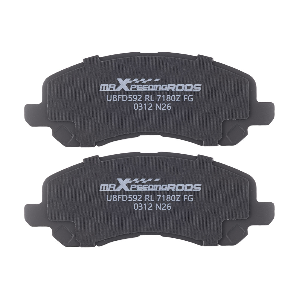Front Rear Ceramic Brake Pads Set compatible for Chrysler 200 2011-2014 Sebring 2007-2010