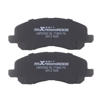 Front Rear Ceramic Brake Pads Set compatible for Chrysler 200 2011-2014 Sebring 2007-2010