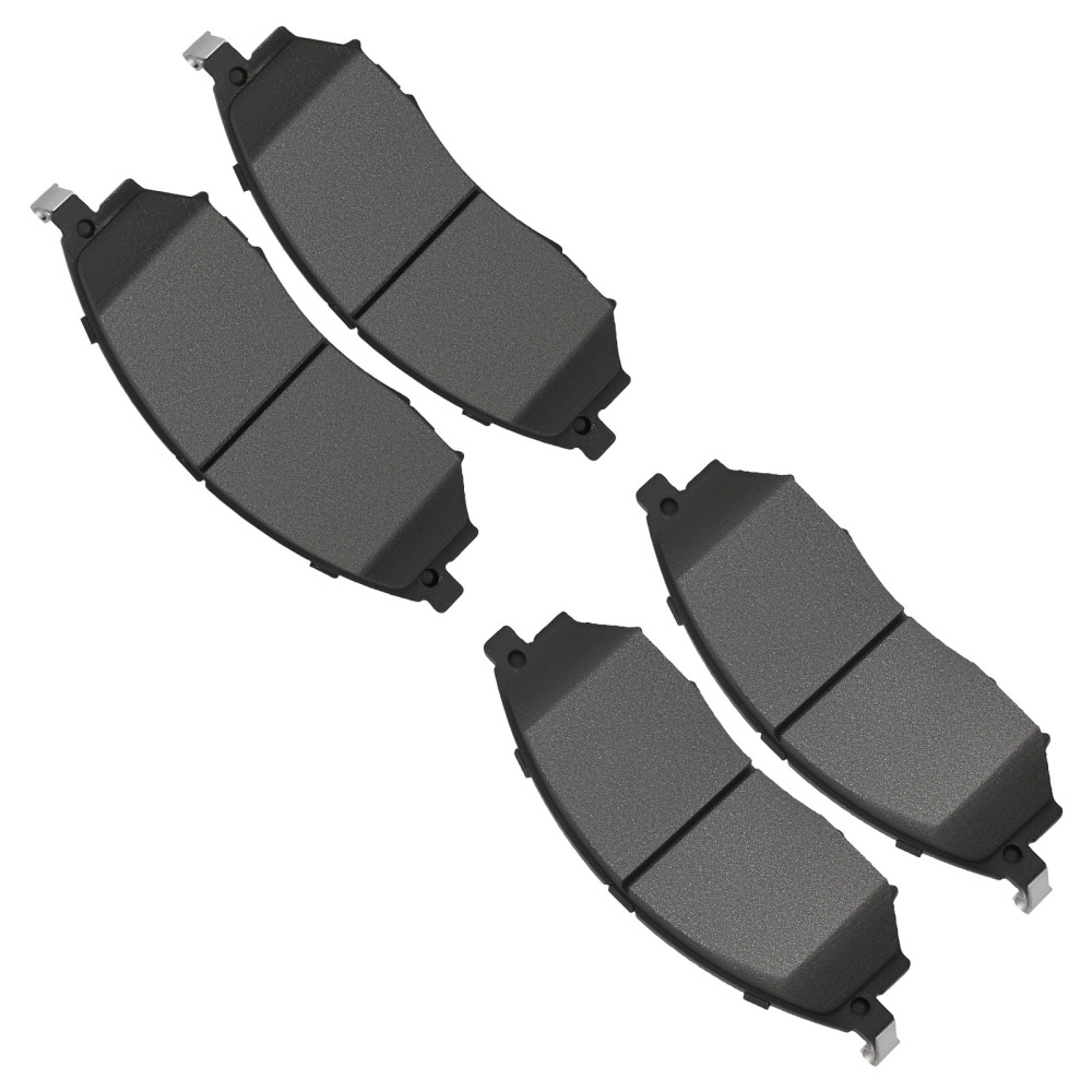 Front Rear Disc Brake Pads Set compatible for Infiniti EX35 2008-12/EX37 2013/FX35 2005-12