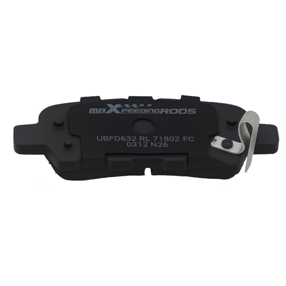 Front Rear Disc Brake Pads Set compatible for Infiniti EX35 2008-12/EX37 2013/FX35 2005-12